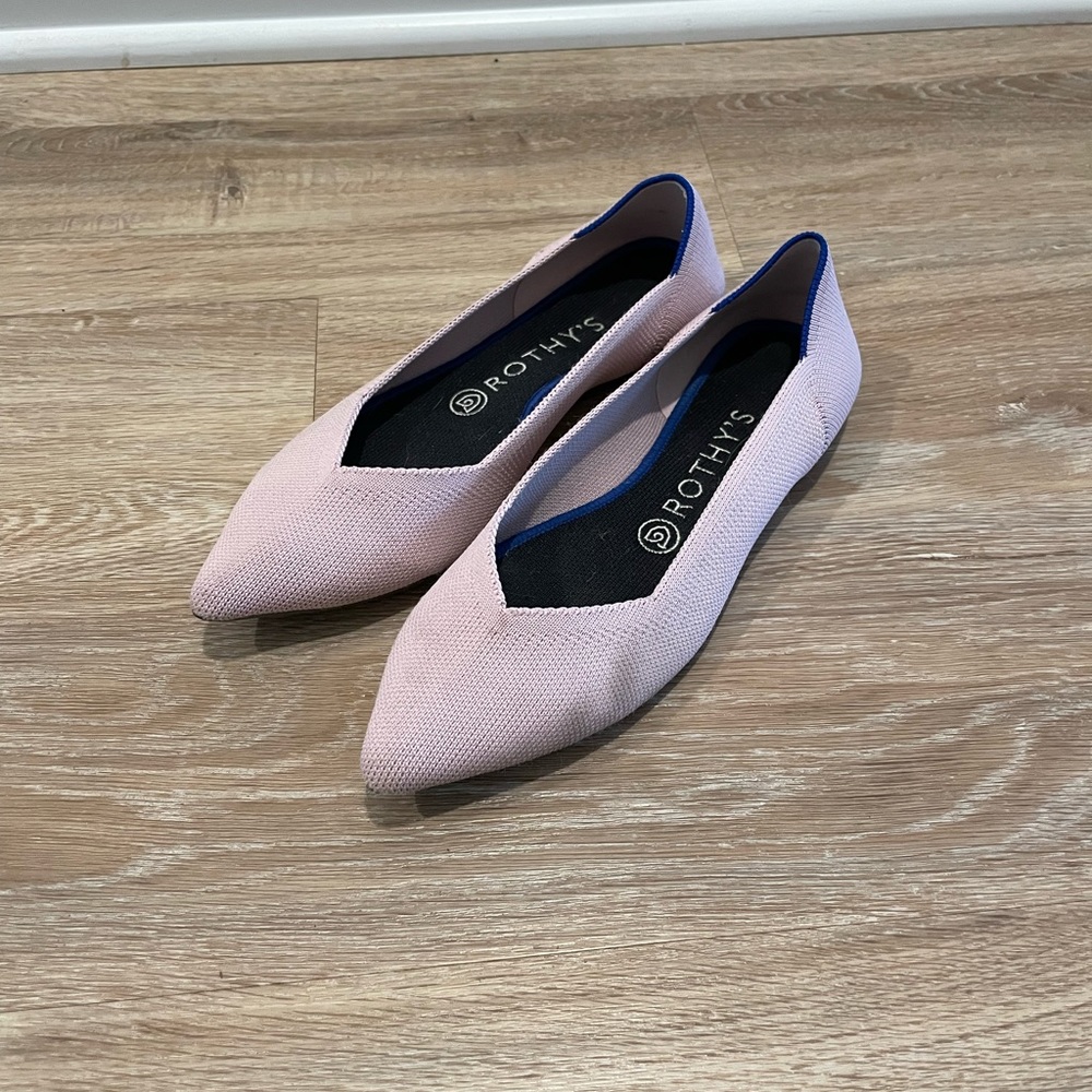 Rothys Point Blush Pink